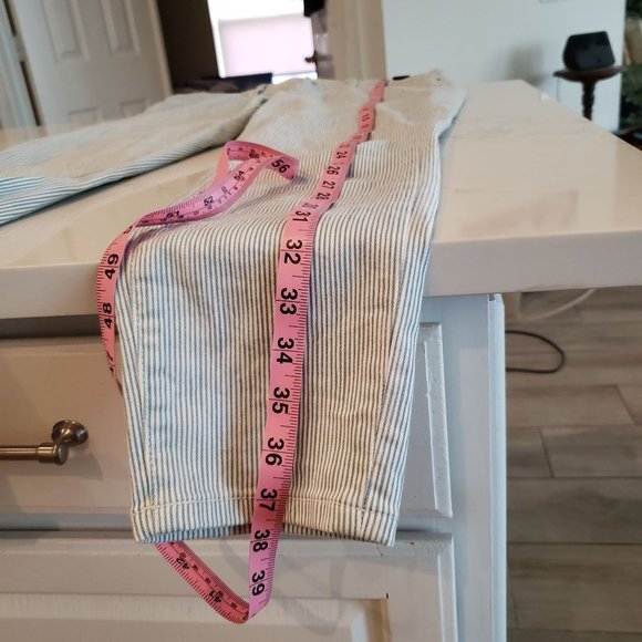 PILCRO & The Letterpress by Anthropologie Mid Rise Skinny Striped Pants, Size 29 - Picture 4 of 9